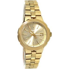 Watch strap Fossil AM4408 Stainless steel Gold Toned